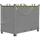 Bodemklepcontainer FB 2000, grijs