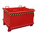 Bodemklepcontainer SB 750, rood