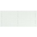 Bodempaneel Perfo 1050, gatgrootte 9,2 x 9,2 mm, B 1050 x D 13 x H 457 mm, gepoedercoat plaatstaal, lichtgrijs RAL 7035