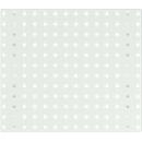 Bodempaneel Perfo 525, gatgrootte 9,2 x 9,2 mm, B 525 x D 13 x H 457 mm, gepoedercoat plaatstaal, lichtgrijs RAL 7035