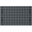 Bodempaneel Perfo 750, gatgrootte 9,2 x 9,2 mm, B 750 x D 13 x H 457 mm, plaatstaal met poedercoating, antracietgrijs RAL 7016