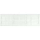 Bodempaneel Perfo L, gatgrootte 9,2 x 9,2 mm, B 1486 x D 13 x H 457 mm, gepoedercoat plaatstaal, lichtgrijs RAL 7035