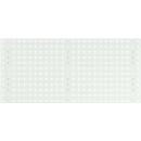 Bodempaneel Perfo M, gatgrootte 9,2 x 9,2 mm, B 990 x D 13 x H 457 mm, gepoedercoat plaatstaal, lichtgrijs RAL 7035