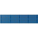 Bodempaneel Perfo XL, gatgrootte 9,2 x 9,2 mm, B 1981 x D 13 x H 457 mm, gepoedercoat plaatstaal, gentiaanblauw RAL 5010