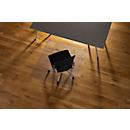 Bodenschutzmatte Duragrip Meta- RS Office Products, für Hartböden, VAB®-Haftschicht, strukturiert, transparent, L 1200 x B 1100 mm