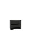 Boekenkast, 2 OH, fijne spaanplaat, B 1000 x D 450 x H 820 mm, grafiet