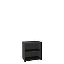 Boekenkast, 2 OH, fijne spaanplaat, B 800 x D 450 x H 820 mm, grafiet