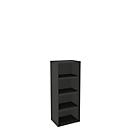 Boekenkast, 4 OH, fijne spaanplaat, B 600 x D 450 x H 1580 mm, grafiet