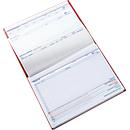 BOI patiëntendocumentatiemap Professional Line, DIN A4, transparante vakken, 10-kleurig tabsysteem, 4 nietmechanismen, rood