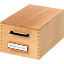Boîte à fiches en bois HAN, format A7, 500-900 fiches