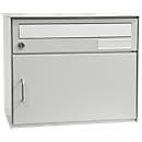 Boîte aux lettres Sirius, pour montage autoportant, alu blanc