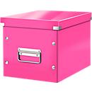 Boîte de rangement Click + Store Leitz®, en carton, l. 260 x P 360 x H 240 mm, rose