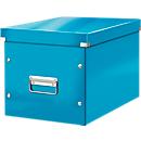 Boîte de rangement Click + Store Leitz®, en carton, l. 320 x P 360 x H 260 mm, bleu
