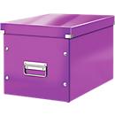 Boîte de rangement Click + Store Leitz®, en carton, l. 320 x P 360 x H 260 mm, violet