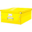 Boîte de rangement Click + Store Leitz®, en carton, pour format A3, jaune