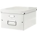 Boîte de rangement Click + Store Leitz®, en carton, pour format A4, blanc