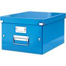 Boîte de rangement Click + Store Leitz®, en carton, pour format A4, bleu