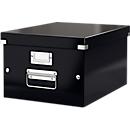 Boîte de rangement Click + Store Leitz®, en carton, pour format A4, noir