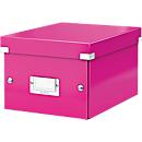 Boîte de rangement Click + Store Leitz®, en carton, pour format A5, rose