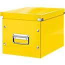 Boîte de rangement LEITZ® Click + Store, pour objets ovales/hauts 260 x 240 x 260 mm, jaune