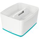 Boîte de rangement Leitz MyBox, DIN A4, pour les ustensiles, blanc/bleu glacé
