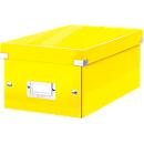 Boîte de rangement pour DVD LEITZ® Click + Store, jaune