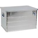 Boîte de transport Alutec CLASSIC 186, aluminium, 186 L, L 785 x l. 565 x H 482 mm, serrures à cylindre