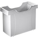 Boîte pour dossiers suspendus Uni-Box Plus Leitz 1908, format A4, pour env. 20 dossiers suspendus, poignées encastrées, gris