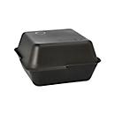 Boîtes alimentaires réutilisables Papstar "Circulware by Havel", 2 pièces, L 156 x l 156 x H 43 mm, polypropylène, noir, 36 pièces