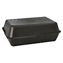 Boîtes alimentaires réutilisables Papstar 'Circulware by Havel', 2 pièces, L 234 x l 156 x H 43 mm, polypropylène, noir, 24 pièces