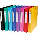 Boîtes de classement Exabox Exacompta - dos de 40 mm - coloris assortis - 8 pièces