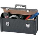 Bolsa de ferramentas em couro bovino e plástico HDPE