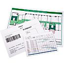 Bolsa magnética com dobra, DIN A4 vertical, abertura no lado curto, 5 unidades