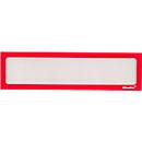 Bolsillo de información Ultradex, magnético, para rúbricas, ancho 225 x alto 60 mm, A4, rojo