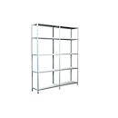 Boltless shelving, H 2000 x W 1800 x D 350 mm, white