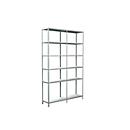 Boltless shelving, H 2300 x W 1400 x D 350 mm, white