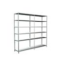 Boltless shelving, H 2300 x W 2400 x D 500 mm, white