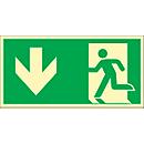 Bord "vluchtweg via uitgang", HLF