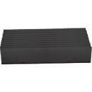 Bordures pour grille de sol Yoga Rost®, noir, 10 p.