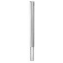 Borne en inox Plus, amovible, avec serrure à demi-cylindre profilé, pieu d'ancrage inclus