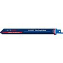 BOSCH Säbelsägeblatt Expert Thin Tough Metal S1022EHM, L 200 mm, B 19 mm, TPI 18, für dünnes Metall