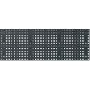 Bott Lochplatte Perfo 1300, Lochgröße 9,2 x 9,2 mm, B 1300 x T 13 x H 457 mm, Stahlblech pulverbeschichtet, anthrazitgrau RAL 7016