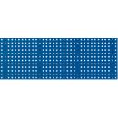 Bott Lochplatte Perfo 1300, Lochgröße 9,2 x 9,2 mm, B 1300 x T 13 x H 457 mm, Stahlblech pulverbeschichtet, enzianblau RAL 5010