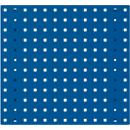 Bott Lochplatte Perfo S, Lochgröße 9,2 x 9,2 mm, B 495 x T 13 x H 457 mm, Stahlblech pulverbeschichtet, enzianblau RAL 5010