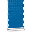 Bott stationäres Lochplatten-System Perfo Rack, 10 Lochplatten, B 1000 x T 550 x H 1775 mm, Stahl, lichtgrau RAL 7035/enzianblau RAL 5010