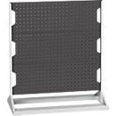 Bott stationäres Lochplatten-System Perfo Rack, 6 Lochplatten, B 1000 x T 550 x H 1125 mm, Stahl, lichtgrau RAL 7035/anthrazitgrau RAL 7016