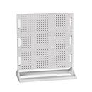 Bott stationäres Lochplatten-System Perfo Rack, 6 Lochplatten, B 1000 x T 550 x H 1125 mm, Stahl, lichtgrau RAL 7035/lichtgrau RAL 7035