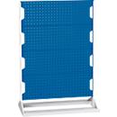 Bott stationäres Lochplatten-System Perfo Rack, 8 Lochplatten, B 1000 x T 550 x H 1450 mm, Stahl, lichtgrau RAL 7035/enzianblau RAL 5010