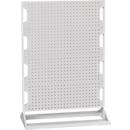 Bott stationäres Lochplatten-System Perfo Rack, 8 Lochplatten, B 1000 x T 550 x H 1450 mm, Stahl, lichtgrau RAL 7035/lichtgrau RAL 7035