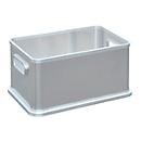 Box, aluminium, zonder deksel, 120 liter